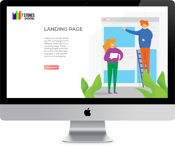 Website landing page design in chennai